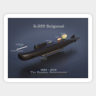 K-329 Belgorod Submarine Sticker